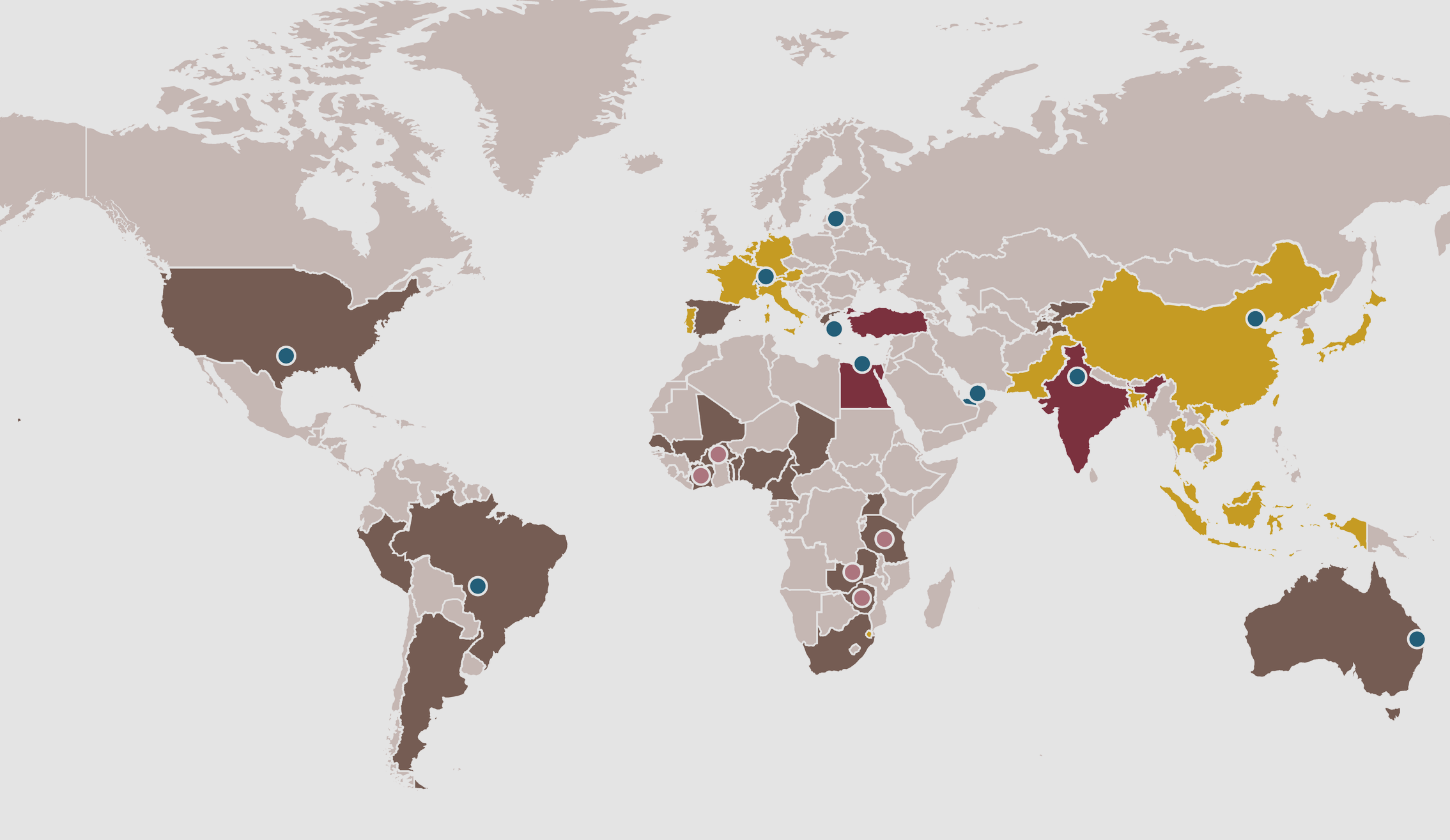 Our locations around the globe